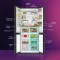 Haier HRB-600MGU1 520 L 3 Star French Door Refrigerator