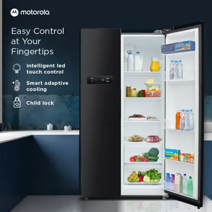 Motorola 584MS025MRB 584 L Side by Side Refrigerator