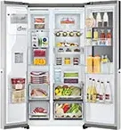 LG GL-X257ABSX 635 L 3 Star Side By Side Refrigerator