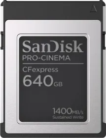 SanDisk Pro Cinema 640GB CFexpress Type B Memory Card​
