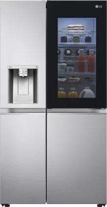 Ｌa LG GL-X257ABSX 635 L 3 Star Side By Side Refrigerator - Price in