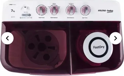Voltas Beko WTT70DLIM 7Kg Semi Automatic Washing Machine