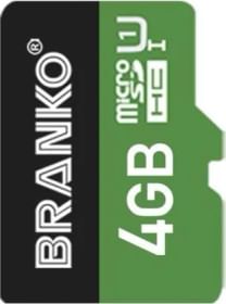 Branko Extreme 4GB Micro SDHC UHS-1 Memory Card