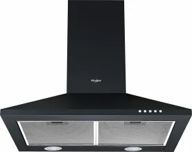 Whirlpool Classic CF 60 BK Hood Wall Mounted Chimney