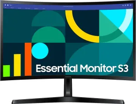 Samsung Essential S3 LS24D368GAW 24 inch Full HD Curved Monitor