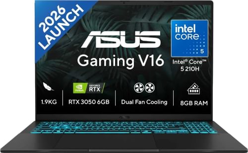 Asus Gaming V16 V3607VJ-TK288W Gaming Laptop (Intel Core 5 210H/ 8GB/ 512GB SSD/ Win11/ 6GB Graph)