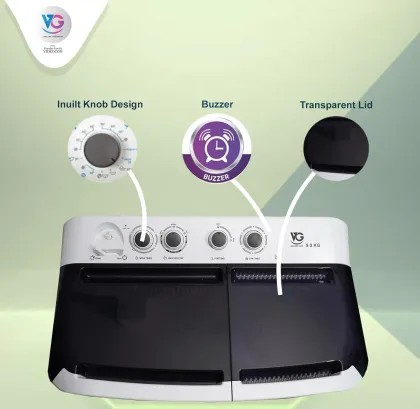 VG VGWS90AGGB 9 Kg Semi Automatic Top Load Washing Machine