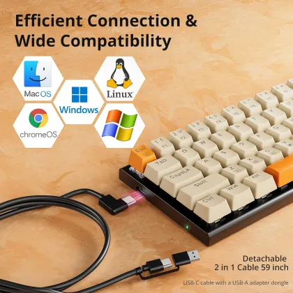 Redragon K633CGO Wired Mechanical Gaming Keyboard - image 4