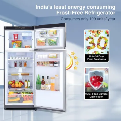 Godrej RT EONVALOR 280D RCIT 244 L 4 Star Double Door Refrigerator