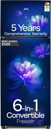 Godrej RT EONVALOR 280CN RCIF LA BL 244 L 3 Star Double Door Refrigerator