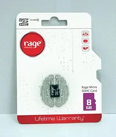 Rage Memory Card MicroSDHC (8GB) Class 6