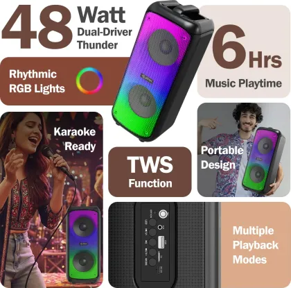 pTron Fusion Beats 48W Bluetooth Speaker