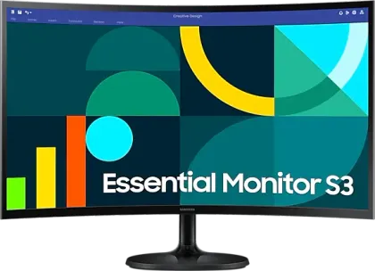 Samsung Essential S3 LS27D362GAWXXL 27 inch Full HD Curved Monitor