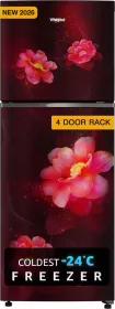 Whirlpool NEO SP278 PRM Wine Rose (2S)-Y 235 L 2 Star Double Door Refrigerator