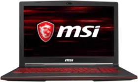 MSI GL63 9SD-1042IN Gaming Laptop (9th Gen Core i7/ 8GB/ 1TB 256GB SSD/ Win10/ 6GB)