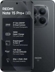 Xiaomi Redmi Note 15 Pro Plus vs Xiaomi Redmi Note 15 5G (256GB)