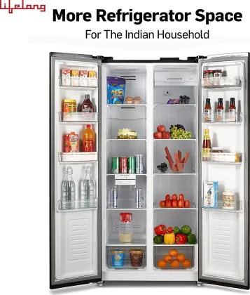 Lifelong LLSBSR505BG 505 L Side by Side Refrigerator