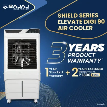 Bajaj Shield Series Elevate Digi 90 L Dessert Air Cooler