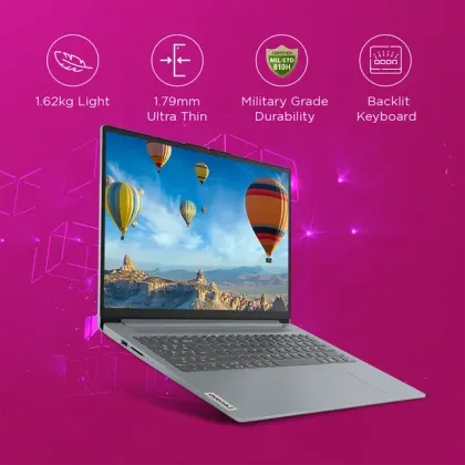 Lenovo IdeaPad Slim 3 15AMN8 82XQ01WDIN Laptop (AMD Ryzen 5 40/ 8GB/ 512GB SSD/ Win11 Home)