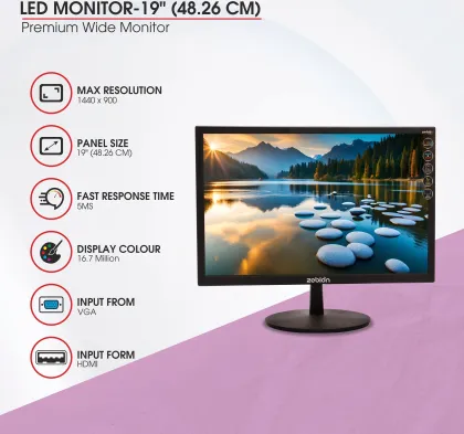 Zebion 19HD4 19 inch WXGA+ Monitor