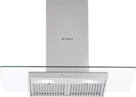 Faber Hood Glassy 3D T2S2 LTW 90 Wall Mounted Chimney