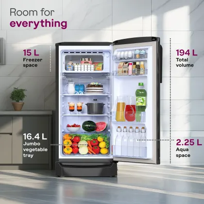 Godrej RD M200EN TDI 194 L 5 Star Single Door Refrigerator