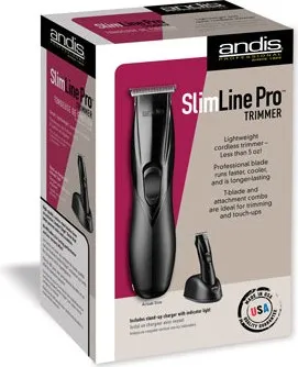 Andis Slimline Pro 6-Piece Cord & Cordless Grooming Kit D7 Clipper, Trimmer