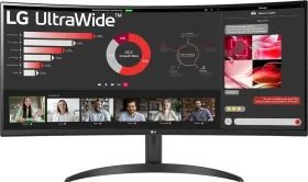 LG 34WR50QC 34 inch WQHD Curved Monitor