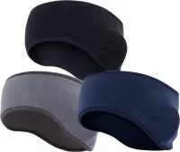 Ligart 3 Pieces Polar Fleece Ear Warmers Headband/Performance Stretch Ear Muffs