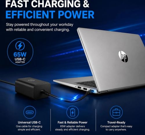 HP ProBook 4 G1iR 14 CC0M1AT Laptop (Intel Core 5 120U/ 8GB/ 512GB SSD/ DOS)