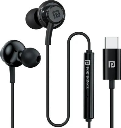 Portronics Conch Gamma C Wired Earphones