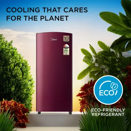 Midea MRD187I2XPAW 187 L 2 Star Single Door Refrigerator