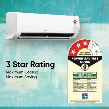 LG TS-Q12CNXE1 1 Ton 3 Star 2024 Dual Inverter Split AC
