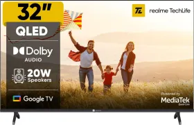 realme TechLife 32HDGQRVSAQ 32 inch HD Ready Smart QLED TV