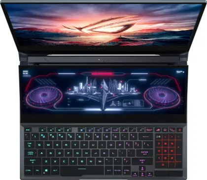 Asus ROG Zephyrus Duo GX550LWS-HF128TS Laptop (10th Gen Core i7/ 32GB/ 2TB SSD/ Win10 Home/ 8GB Graph)