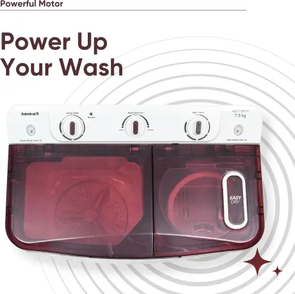 Admiral ADTT75PTFI 7.5 kg Semi Automatic Washing Machine