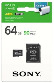 Sony 64GB SR-64UY3A Class 10 Memory Card