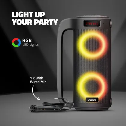 Artis SoundMax 400 18W Bluetooth Speaker Price in India 2025, Full