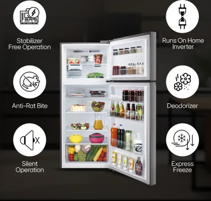 LG GL-S422SPZX 398 L 3 Star Double Door Refrigerator