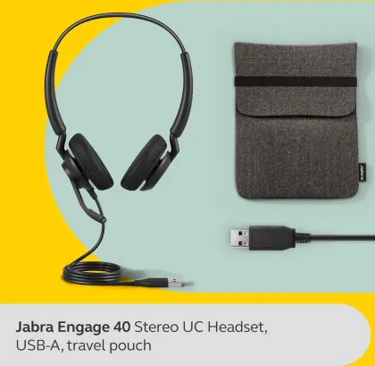 Jabra Engage 40 Stereo Wired Headphones