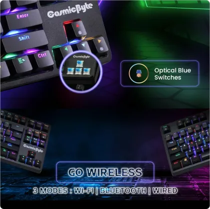 Cosmic Byte Trinity CB-GK-39 Wireless Gaming Keyboard - image 3