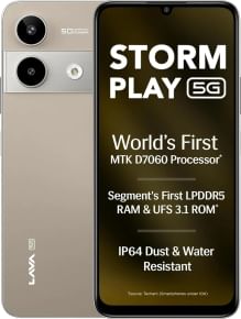 Lava Storm Lite 5G (4GB RAM + 128GB) vs Lava Storm Play 5G