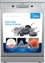 Midea FMDWPF1301F-WG 13 Place Setting Freestanding Dishwasher