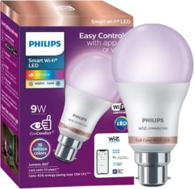 Philips Wiz 9 Watts Electric Powered Smart Bulb Light