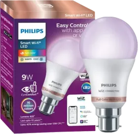 Philips Wiz 9 Watts Electric Powered Smart Bulb Light