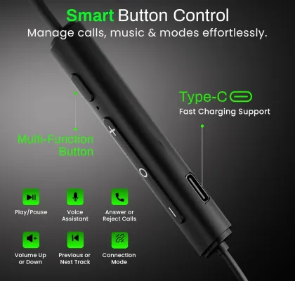 Hammer Splendor 2 Wireless Neckband - Price in India (Apr 2026), Specs ...