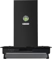 Faber Aerostation Glamour Pro 3D BK FT 60 3in1 Chimney