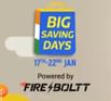 Flipkart Big Saving Days: Upto 80% OFF on Mobiles, Electronics, Appliances & more + 10% Bank OFF