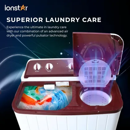 Ionstar STAR75-DLX 7.5 Kg Semi Automatic Washing Machine
