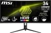 MSI MAG 342CQR E2 34 inch UWQHD Curved Gaming Monitor